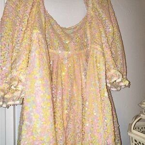 Selkie Pastel Mini Dress